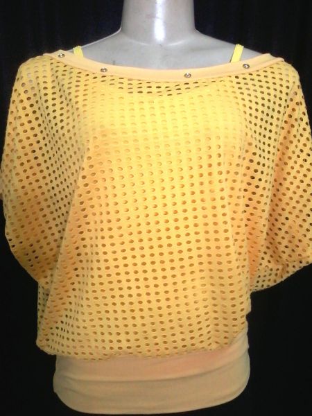 Blusinha malha arrastão